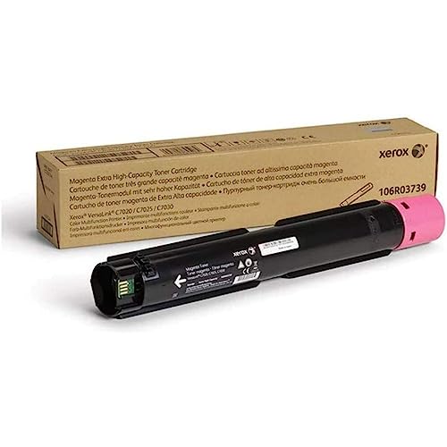 Xerox Original VersaLink C7020 / C7025 / C7030 Magenta mit hoher Kapazität Tonerpatrone (9,800 Seiten) - 106R03743 von Xerox
