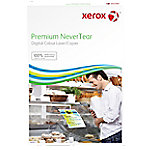 Xerox Premium NeverTear Selbstklebende Polyesterfolie DIN A3 Polyesterpapier 190 g/m² Matt Weiß 50 Blatt von Xerox