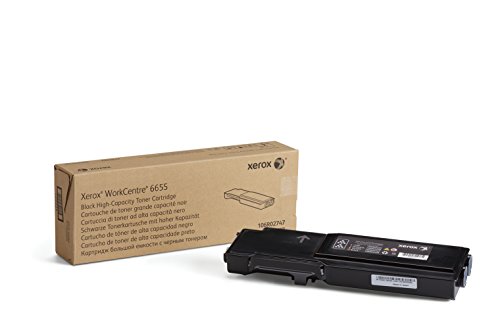 Xerox Toner Cartridge, Hohe Kapazität für WC6655, 11000 Seiten, schwarz von Xerox