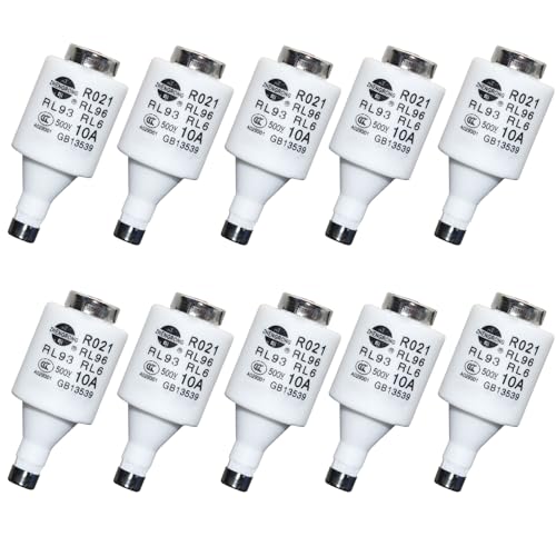 10er Pack Sicherungseinsätze, gG-Typ 10A 500VAC Spiral-Keramik-Sicherungen, Ceramic DIII Sicherung, Sicherungseinsätze für Kabel und Leitungsschutz 10er Pack Sicherungseinsätze, gG-Typ 10A 500VAC Spiral-Keramik-Sicherungen, Ceramic DIII Sicherung, Sicherungseinsätze für Kabel und Leitungsschutz von Xerteam
