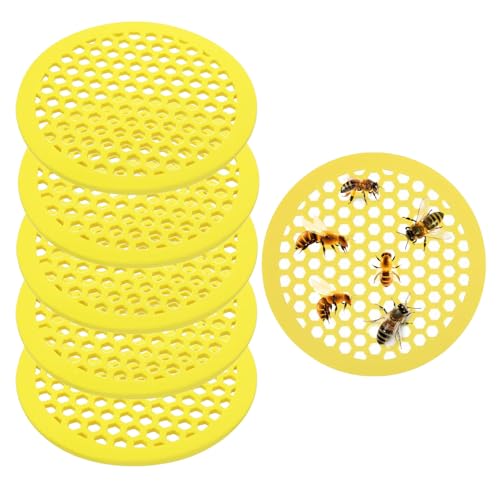 6 Pcs Insektentränke, 20cm Schwimmende Bienentränke, Wiederverwendbare Bienentränke für Den Garten, Bienen Insekten Trinkbecher, Kann Im Freien Und Zum Füttern Verwendet Werden von Xerteam