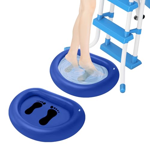 2Stück Pool Zubehör Fussbadewanne, 88 X 65 Cm Aufblasbares Pool Fußwanne Aus Hochwertigem PVC, Rutschfest Robustes Wasserdicht Fussbad, Tragbares Fußbecken pool Für po-oL Wanne Spa Schwimmbecken 2Stück Pool Zubehör Fussbadewanne, 88 X 65 Cm Aufblasbares Pool Fußwanne Aus Hochwertigem PVC, Rutschfest Robustes Wasserdicht Fussbad, Tragbares Fußbecken pool Für po-oL Wanne Spa Schwimmbecken von Xevinas