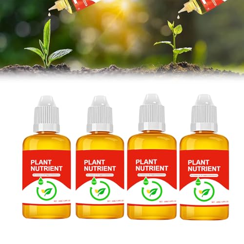 4 Stk Wurzelaktivator, 50ml Bewurzelungshilfe Flüssig, Dünger Zimmerpflanzen Bodenaktivator Bewurzelungspulver Wurzelstimulator Für Pflanzen, Grünpflanzendünger Pflanzenwurzelnährlösung von Xevinas
