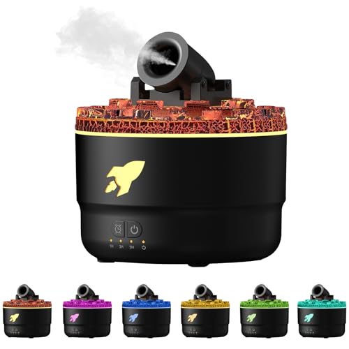 Essential Oil Diffuser, luftdiffusor mit 7 Farben LED Licht 3 Timer Timing, Aroma Diffuser lässt schöne Rauchringe, luftbefeuchter Schlafzimmer Diffuser ätherische öle für Schlafzimmer (A) von Xevinas