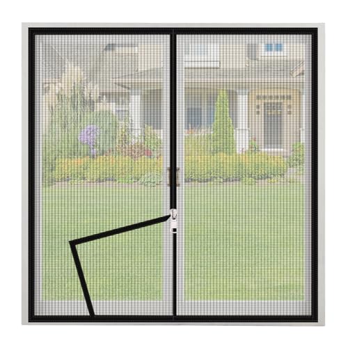 Fliegengitter Fenster, 110 X 120 Cm Fliegengitter Dachfenster Mit Selbstklebender Aufkleber, Hochwertiges Wiederverwendbares Moskitonetz Fenster, Robust & Atmungsaktiv Fliegengitter(B,110 * 120cm) von Xevinas