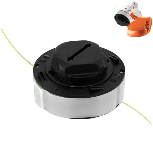 Freischneider Fadenkopf Trimmerkopf, C3-2 Rasentrimmer Kopf Aus Hochwertigem Nylonmaterial, Fadenspule Rasentrimmer MäHkopf Ersetzen Für Stihl FSA57 FSE52 FSA 57 FSE 52 (B) von Xevinas