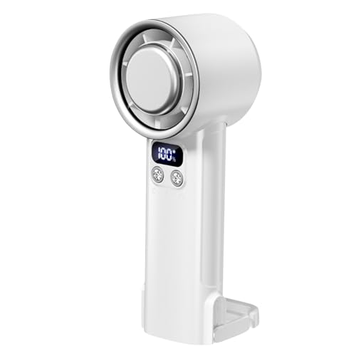 Handventilator, Mini Ventilator Mit Digitalem Display Und Eiskühler, Sofortige Kühlung, Handventilator Akku Aufladbar 5 Modi Mit , Tragbar 3 in 1 Usb Ventilator Leise Für Hand/Schreibtisch/Nacken (B) Handventilator, Mini Ventilator Mit Digitalem Display Und Eiskühler, Sofortige Kühlung, Handventilator Akku Aufladbar 5 Modi Mit , Tragbar 3 in 1 Usb Ventilator Leise Für Hand/Schreibtisch/Nacken (B) von Xevinas