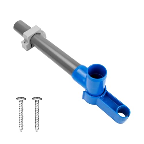 Pool Kescher, 141,7cm Pool Kescher Mit Teleskopstange, pool Zubehör 17 Cm Tief Kescher Feinmaschig, Abnehmbare Ausziehbar Einfache Installation POol Reinigungsset Für Koiteiche, Algen Und Teich (D) von Xevinas