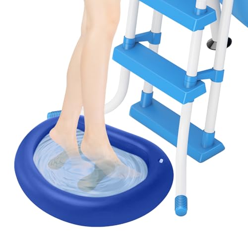 Pool Zubehör Fussbadewanne, 88 X 65 Cm Aufblasbares Pool Fußwanne Aus Hochwertigem PVC, Rutschfest Robustes Wasserdicht Fussbad, Tragbares Fußbecken pool Für p-ooL Wanne Spa Schwimmbecken(1stk) von Xevinas