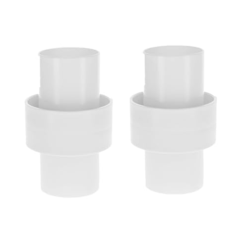 Pool Zubehör Schlauchverbinder, 1,5 Zoll Schlauchadapter Ersatz Für Hayward AXV092, Poolschlauch 38mm Verbinder Doppelschlauchtülle Zum Verbinden Von Pool-Saugerschlauch Und Pool-Saugerskimmer (2STK) von Xevinas