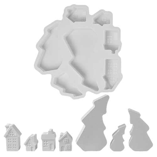 Silikonformen Giessformen, 7STK Silikonform Weihnachten - Wiederverwendbare Weihnachtsbaum Gießformen Silikon Aus Hochwertigem Silikon, Für DIY Gips Zum Gießen Handwerk Dekoration Silikonformen Giessformen, 7STK Silikonform Weihnachten - Wiederverwendbare Weihnachtsbaum Gießformen Silikon Aus Hochwertigem Silikon, Für DIY Gips Zum Gießen Handwerk Dekoration von Xevinas