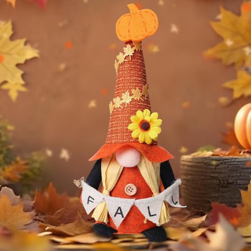 Xevinas Herbstdeko Wichtel Figur, 30 X 15 X 8 cm Herbst Wichtel Handgefertigt Plüsch Thanksgiving Fall Decor, Herbstdeko Figuren Herbstwichtel Elf Statue Für Kaffeestation Küche Xevinas Herbstdeko Wichtel Figur, 30 X 15 X 8 cm Herbst Wichtel Handgefertigt Plüsch Thanksgiving Fall Decor, Herbstdeko Figuren Herbstwichtel Elf Statue Für Kaffeestation Küche von Xevinas