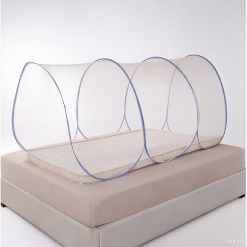 Xevinas Moskitonetz Bett, 90 X 190 X 90 cm Pop Up Moskitonetz, Faltbares Tragbares Campingzelt Betthimmel mückennetz Bett, MoskitonetZ Reise Einfache Installation Für Schlafzimmer Outdoor Camping (B) Xevinas Moskitonetz Bett, 90 X 190 X 90 cm Pop Up Moskitonetz, Faltbares Tragbares Campingzelt Betthimmel mückennetz Bett, MoskitonetZ Reise Einfache Installation Für Schlafzimmer Outdoor Camping (B) von Xevinas