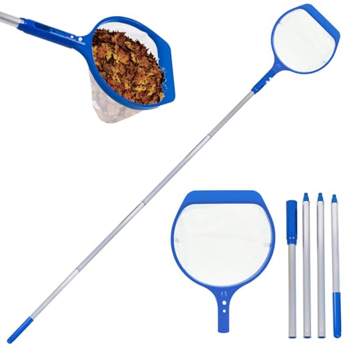 Xevinas Pool Kescher, 182cm Pool Kescher Mit Teleskopstange, Pool Zubehör 17 cm Tief Kescher Feinmaschig, Abnehmbare Ausziehbar Einfache Installation Pool Reinigungsset Für Koiteiche, Algen Und Teich Xevinas Pool Kescher, 182cm Pool Kescher Mit Teleskopstange, Pool Zubehör 17 cm Tief Kescher Feinmaschig, Abnehmbare Ausziehbar Einfache Installation Pool Reinigungsset Für Koiteiche, Algen Und Teich von Xevinas
