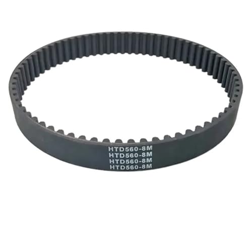Antriebriemen HTD 8M 560 Zahnriemen, Länge 560 Mm, Breite 16 Mm, 25 Mm Teilung, 8 Mm Zähne, 70 Gummi. HTD8M S8M Zahnriemenantrieb Transferriemen(1PIECE_16MM) von Xgupxuc