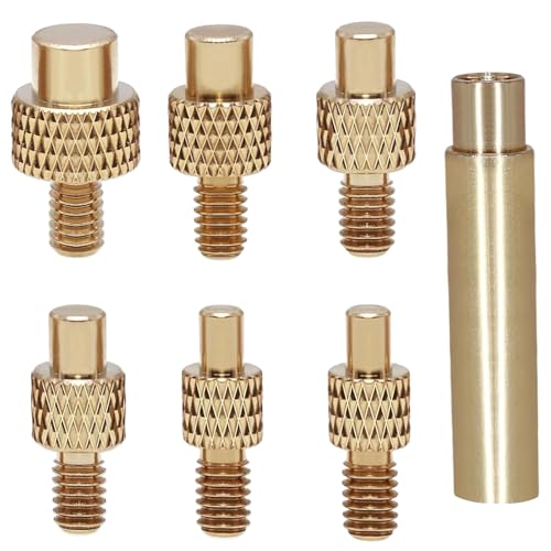 Xgvzs 7 Stück Lötkolben Einschmelzhilfe Set Gewindeeinsatz 3D Drucker Zubehör für Gewindeeinsätz Einschmelzmuttern M2 M3 M4 M5 M6 M8 Kompatibel von Xgvzs