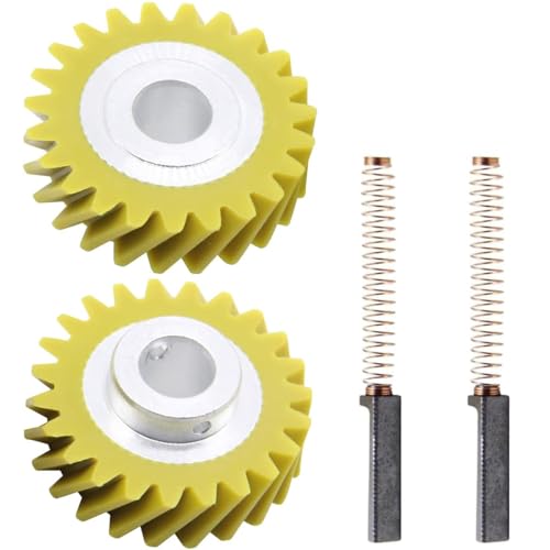XhWser 4 Stück W10112253 Mixer Schneckengetriebe W10380496 Kohlebürsten Ersatz für 4162897 4169830 AP4295669 kompatibel mit Whirlpool Kitchenaid XhWser 4 Stück W10112253 Mixer Schneckengetriebe W10380496 Kohlebürsten Ersatz für 4162897 4169830 AP4295669 kompatibel mit Whirlpool Kitchenaid von XhWser