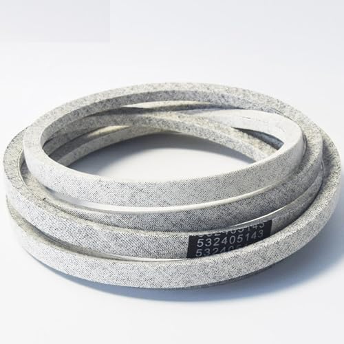 XhWser 405143 Rasenmäher-Deckriemen, 1,27 x 269,2 cm, für 584453101, 532405143, 21546607, YTH22V46, YTH20K46, YTH21K46, YTA22V46, kompatibel mit Husqvarna Craftsman XhWser 405143 Rasenmäher-Deckriemen, 1,27 x 269,2 cm, für 584453101, 532405143, 21546607, YTH22V46, YTH20K46, YTH21K46, YTA22V46, kompatibel mit Husqvarna Craftsman von XhWser