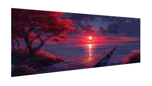 Diamond Painting Erwachsene Groß XXL 100x50cm, Diamant Painting Bilder Pier Diamant Paintings Kinder Baum, DIY Runder Vollbohrer Diamanten Malerei Stickerei Kreuzstich Bastelset, Zimmer Deko X2-848 Diamond Painting Erwachsene Groß XXL 100x50cm, Diamant Painting Bilder Pier Diamant Paintings Kinder Baum, DIY Runder Vollbohrer Diamanten Malerei Stickerei Kreuzstich Bastelset, Zimmer Deko X2-848 von Xhgtehng