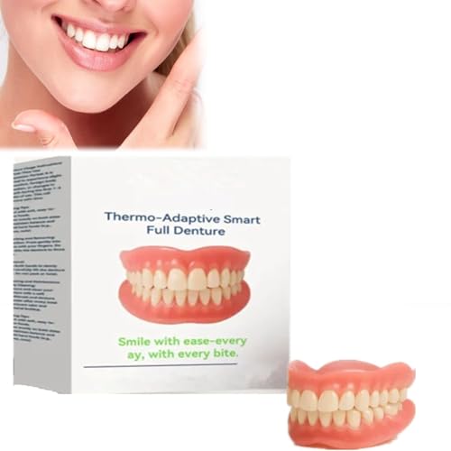Silicone Reline Denture Set,Soft Denture Silicone Reline Kit,Lower Dentures,Soft Reline Kit for Dentures (1 Pcs) von XiChiu