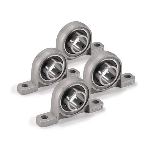 XiKe 4 Stück KP005 Bohrung 25 mm Zinklegierung Stehlager mit Flansch, passend für 3D-Drucker, DIY, CNC-Maschinen, Roboter und lineare Bewegungssysteme. XiKe 4 Stück KP005 Bohrung 25 mm Zinklegierung Stehlager mit Flansch, passend für 3D-Drucker, DIY, CNC-Maschinen, Roboter und lineare Bewegungssysteme. von XiKe