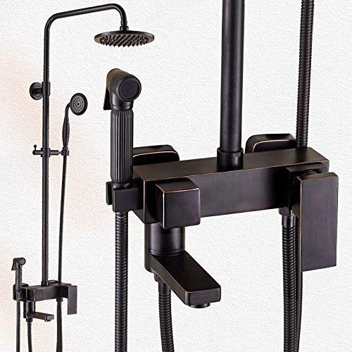 Duschset Kupfer Warm- und Kaltwasserhahn Wandmontage Viergang-Damenwaschduschkopf Badezimmer Dusche Bad Dusche Mischbatterie Duschset Kupfer Warm- und Kaltwasserhahn Wandmontage Viergang-Damenwaschduschkopf Badezimmer Dusche Bad Dusche Mischbatterie von XiRah