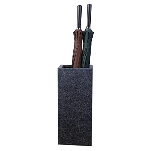 XiRah Rechteckiger Schirmständer aus Keramik, bodenstehender Kleiner Schirm-Organizer, Schirmständer im europäischen Stil für das Heimbüro (Größe: 23,5 cm x 23,5 cm x 55,5 cm) (klein) von XiRah