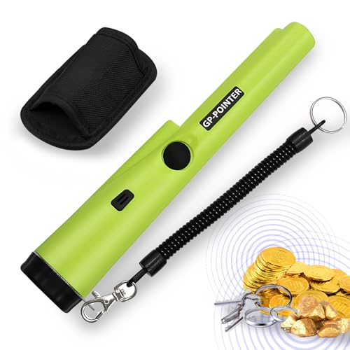 XiXiRan Metalldetektor Pinpointer, Metallsuchgerät Suchspule Ip66,Hand Metalldetektor Wasserdicht, Tragbar Metallsuchgerät,Metalldetektor Pinpointer Set Für Goldsuche, Schmuck, Silber von XiXiRan