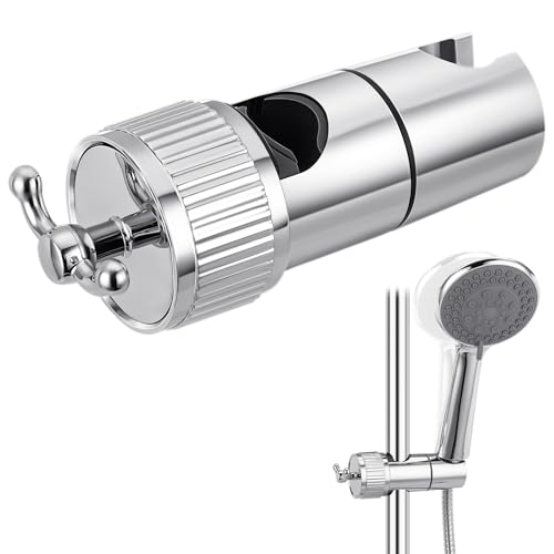 Xialvyu Duschkopfhalterung ohne Bohren, Duschkopf Halterung mit einem Durchmesser von 18-25 mm Verstellbar Brausehalter 360° Drehbar Handbrause Halterung Universal von Xialvyu