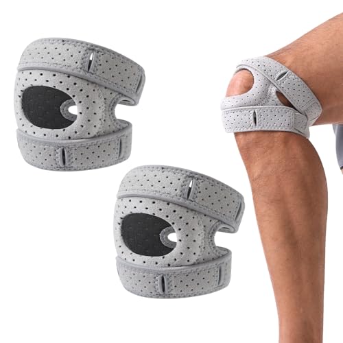 2Stück Wellness Kniebandage,L Knee PainRelief Brace, 2025 Neue Kniebandage zur ​​Belastungsreduktion​​, Verstellbare Knieunterstützung, Atmungsaktive Knie Schiene, ​​Stabilisierende Kniehilfe von Xiangqianzou