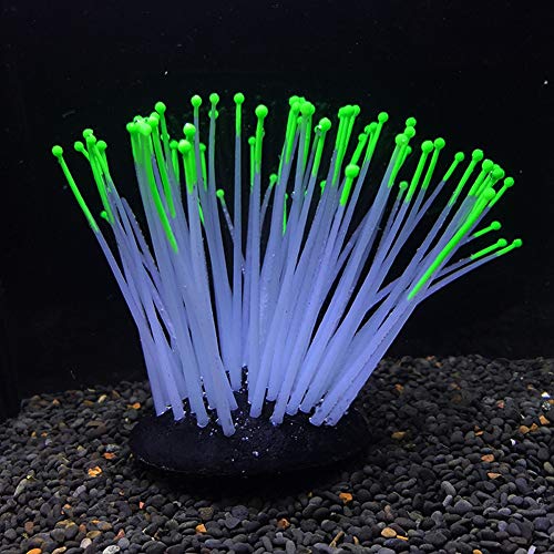 Xiangze Wasserpflanzen Aquarium künstliche Aquarium Anemone Silikon Pflanzen Aquariumpflanze Fisch Tank Dekoration 1Pcs von Xiangze