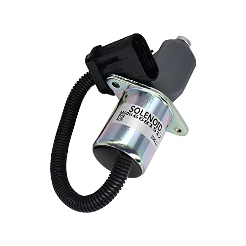 Xianhaoparts 12 V Kraftstoffabschalt-Magnetspule 6681513 6667993 3832211, kompatibel mit Bobcat Kompaktlader A220 S70 S100 Bagger 325 328 331, kompatibel mit Cummins Motor 6B 5.9L C8.3 6B 6B BT 8.3L Xianhaoparts 12 V Kraftstoffabschalt-Magnetspule 6681513 6667993 3832211, kompatibel mit Bobcat Kompaktlader A220 S70 S100 Bagger 325 328 331, kompatibel mit Cummins Motor 6B 5.9L C8.3 6B 6B BT 8.3L von Xianhaoparts