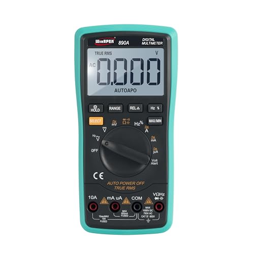 Digital Multimeter mit Automatischer Bereichswahl - hintergrundbeleuchtetem Zähler Multitestgerät Spannungsprüfer Automatisch Umschaltendes Elektronisches Messgerät Digital Multimeter mit Automatischer Bereichswahl - hintergrundbeleuchtetem Zähler Multitestgerät Spannungsprüfer Automatisch Umschaltendes Elektronisches Messgerät von Xianjuun