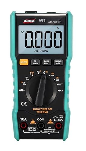 Digital Multimeter mit Automatischer Bereichswahl - hintergrundbeleuchtetem Zähler Multitestgerät Spannungsprüfer Digital Multimeter mit Automatischer Bereichswahl - hintergrundbeleuchtetem Zähler Multitestgerät Spannungsprüfer von Xianjuun