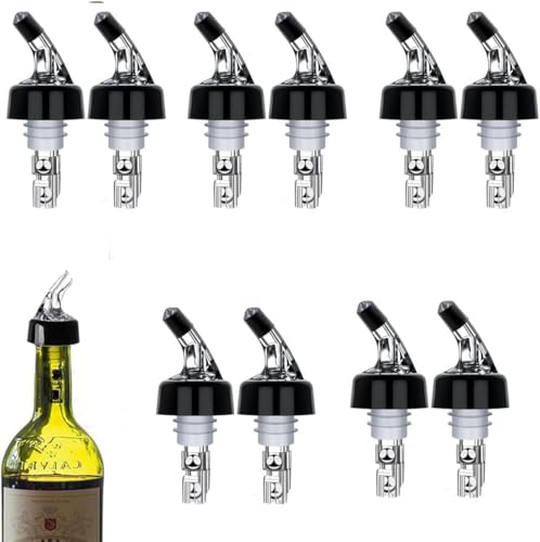Xianjuun 10 Stück 30ml Flaschenausgießer Spirituosen,Automatisch gemessener Flaschenausgießer Quick Shot Spirituosenausgießer Getränke Spender Xianjuun 10 Stück 30ml Flaschenausgießer Spirituosen,Automatisch gemessener Flaschenausgießer Quick Shot Spirituosenausgießer Getränke Spender von Xianjuun