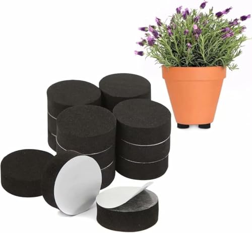 Xianjuun 50 Stück Unsichtbare Blumentopf Füße - Garden Unsichtbare Topffüße rutschfeste Blumentopf Selbstklebenden Pflanzentopf-Füße Mit Starken Selbstklebenden für Bessere Wasserableitung Xianjuun 50 Stück Unsichtbare Blumentopf Füße - Garden Unsichtbare Topffüße rutschfeste Blumentopf Selbstklebenden Pflanzentopf-Füße Mit Starken Selbstklebenden für Bessere Wasserableitung von Xianjuun