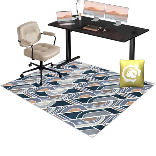 Xiao Ren Bodenschutzmatte Bürostuhl Stuhlunterlage Für Hartböden 4 mm Gaming Stuhl Unterlage Stuhlmatte Fulbodenschutz Möbel Kratzfest Bürostuhlunterlage Leicht Zu Reinigen Küchenmatte 150x180cm von Xiao Ren