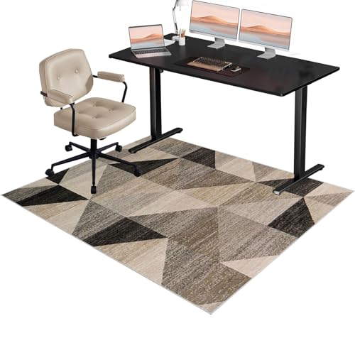 Xiao Ren Bodenschutzmatte Bürostuhl Teppich Unterlage, Bodenschutzmatte Gaming, Gaming Teppich Stuhlunterlage, Computerstuhl Teppiche, Bürostuhl Unterlage für Stühle Hohe Dichte Anti-Silp 200x270cm von Xiao Ren