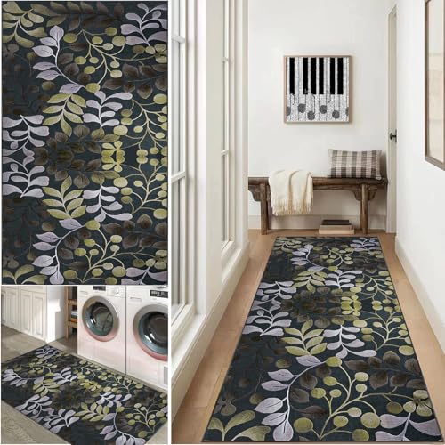 Xiao Ren Läufer Teppich für Flur 40 x 280 cm Küchenteppich Waschbar rutschfest Flur Küchen Teppiche läufer Fußmatte Lang Teppich Läufer für Flur Wohnzimmer von Xiao Ren