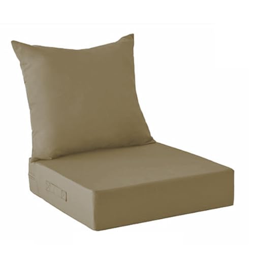 Xiao Ren Lounge Sofa Outdoor 55 * 60 * 10cm für Terrassenmöbel, Sofa Couch Stuhl, Gartenstuhl Waschbar Abnehmbar mit Reißverschluss von Xiao Ren