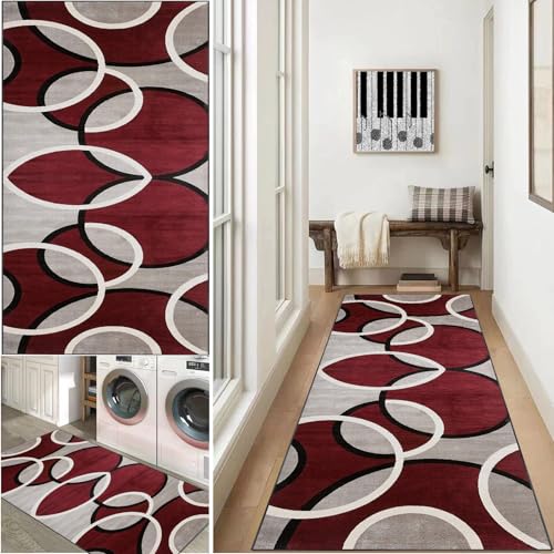 Xiao Ren Teppich Läufer 40x350cmKüchenteppich Waschbar rutschfest, Flur Modern,Entryway Runner Teppich,Küchenläufer Matte Fußmatte Lang,- rutschfest Flur Xiao Ren Teppich Läufer 40x350cmKüchenteppich Waschbar rutschfest, Flur Modern,Entryway Runner Teppich,Küchenläufer Matte Fußmatte Lang,- rutschfest Flur von Xiao Ren