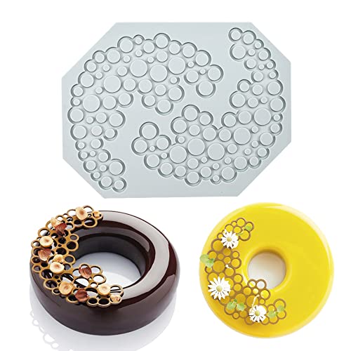 Kuchen-Spitzen-Form, Silikon-Spitzen-Fondant-Formen, Zuckerhandwerk-Abdruckform, essbarer Kuchen, molekulare Küche, Dekoration, 2 Löcher die Blase Kuchen-Spitzen-Form, Silikon-Spitzen-Fondant-Formen, Zuckerhandwerk-Abdruckform, essbarer Kuchen, molekulare Küche, Dekoration, 2 Löcher die Blase von XiaoShenLu