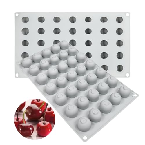 Silikon Französisch Mousse Kuchen Form 3D Backware DIY Schokolade Seife Kerze Form, 35 Löcher Kirsche Silikon Französisch Mousse Kuchen Form 3D Backware DIY Schokolade Seife Kerze Form, 35 Löcher Kirsche von XiaoShenLu