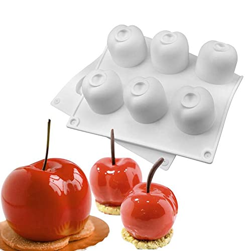 Silikon Mousse Kuchenformen 3D Backformen DIY Seifenkerzenform, 12 Löcher Kirschen von XiaoShenLu