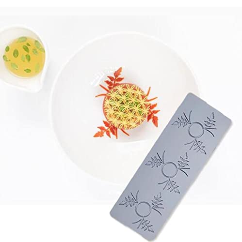 Silikon-Spitzen-Matte, Sugar Craft Abdruckform essbare Kuchendekoration, 3 Löcher Blattblutseide Luo von XiaoShenLu