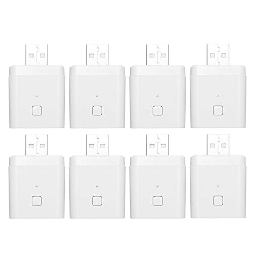 XiaoXIN 8PCS Tuya Micro 5V Wireless USB Smart Adapter Flexibel und tragbar hen Sie USB-Geräte über die Tuya APP-Sprachsteuerung intelligent Kompatibel mit Home von XiaoXIN