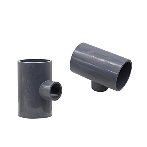 Garten-Klempnerschlauch-Adapter PVC-Reduzier-T-Connector Gartenbewässerung Wasserleitung Gelenk Aquarium Tank-Armaturen Badezimmer-DIY-Werkzeuge (Color : ID 40mm to 32mm) von Xiaochen