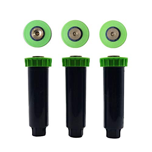 Sprinkler Rasenbewässerung. 5 PC Einstellbare Pop Up Sprinkler mit 1/2 Zoll Innengewinde 90-360 Grad automatisch versenkbare Rasen Bewässerung-Sprenger (Color : 360 degrees) von Xiaochen