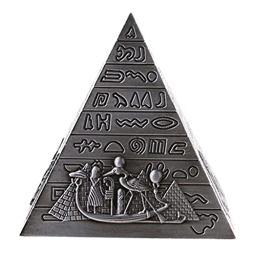 Xiaojikuaipao 3D-Modell ägyptische Pyramiden aus Metall, Souvenir, Geschenk, Bürodekoration, 10 cm Xiaojikuaipao 3D-Modell ägyptische Pyramiden aus Metall, Souvenir, Geschenk, Bürodekoration, 10 cm von Xiaojikuaipao