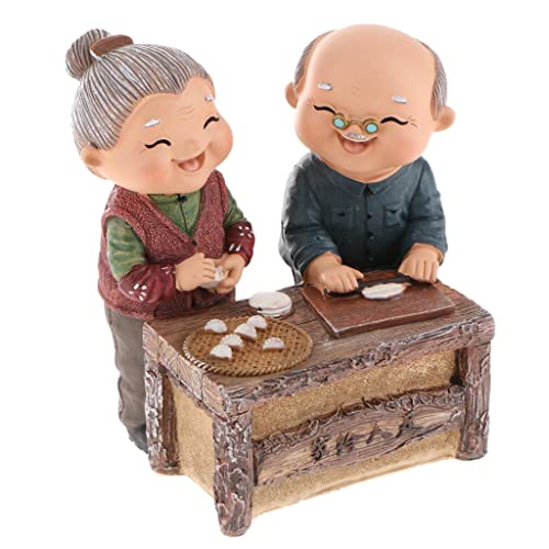 Xiaojikuaipao Einzigartige alte Paar-Figuren aus Kunstharz – eine liebevolle Sammlung für ältere Menschen für Hochzeitszimmerdekoration Xiaojikuaipao Einzigartige alte Paar-Figuren aus Kunstharz – eine liebevolle Sammlung für ältere Menschen für Hochzeitszimmerdekoration von Xiaojikuaipao